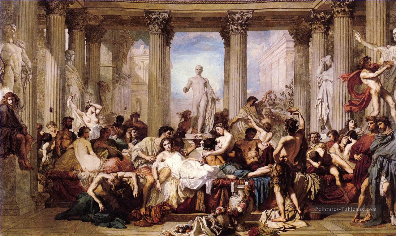 Thomas Les Romains de la décadence figure peintre Thomas Couture Peintures à l'huile
